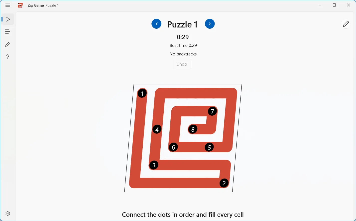 Zip Game screenshot 5