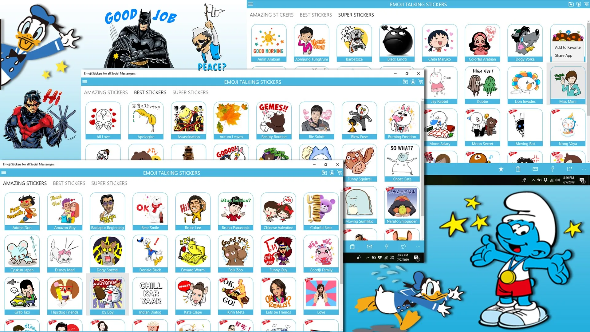 Emoji Stickers for all Social Messengers screenshot 5