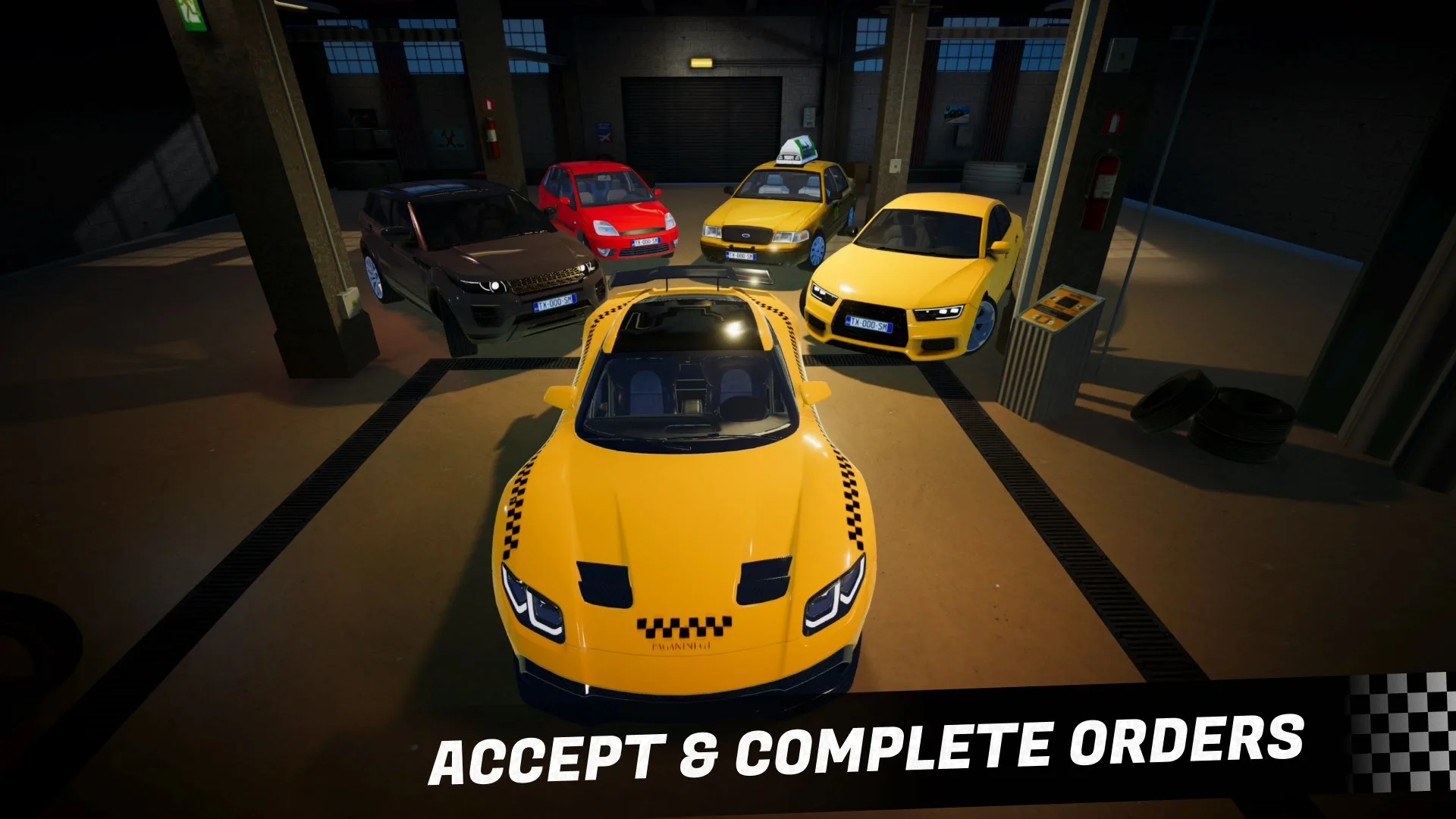 Driving Taxi Simulator - City Car Racing screenshot 2