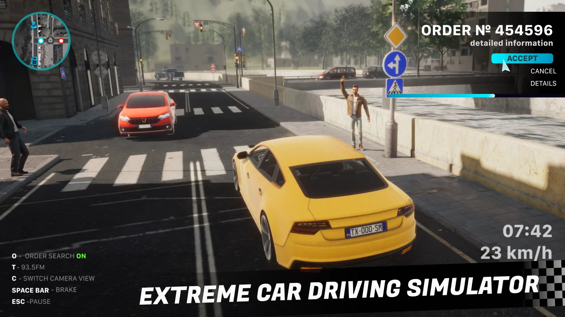 Driving Taxi Simulator - City Car Racing screenshot 3
