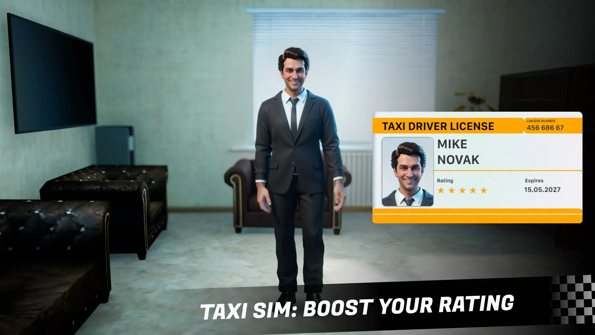 Driving Taxi Simulator - City Car Racing screenshot 4