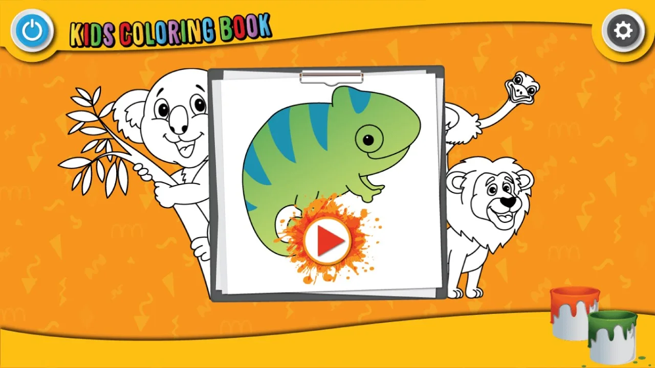 Cute animals coloring book screenshot 4