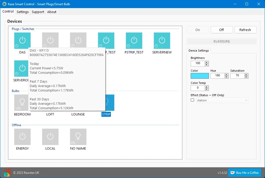 Kasa Smart Control screenshot 1