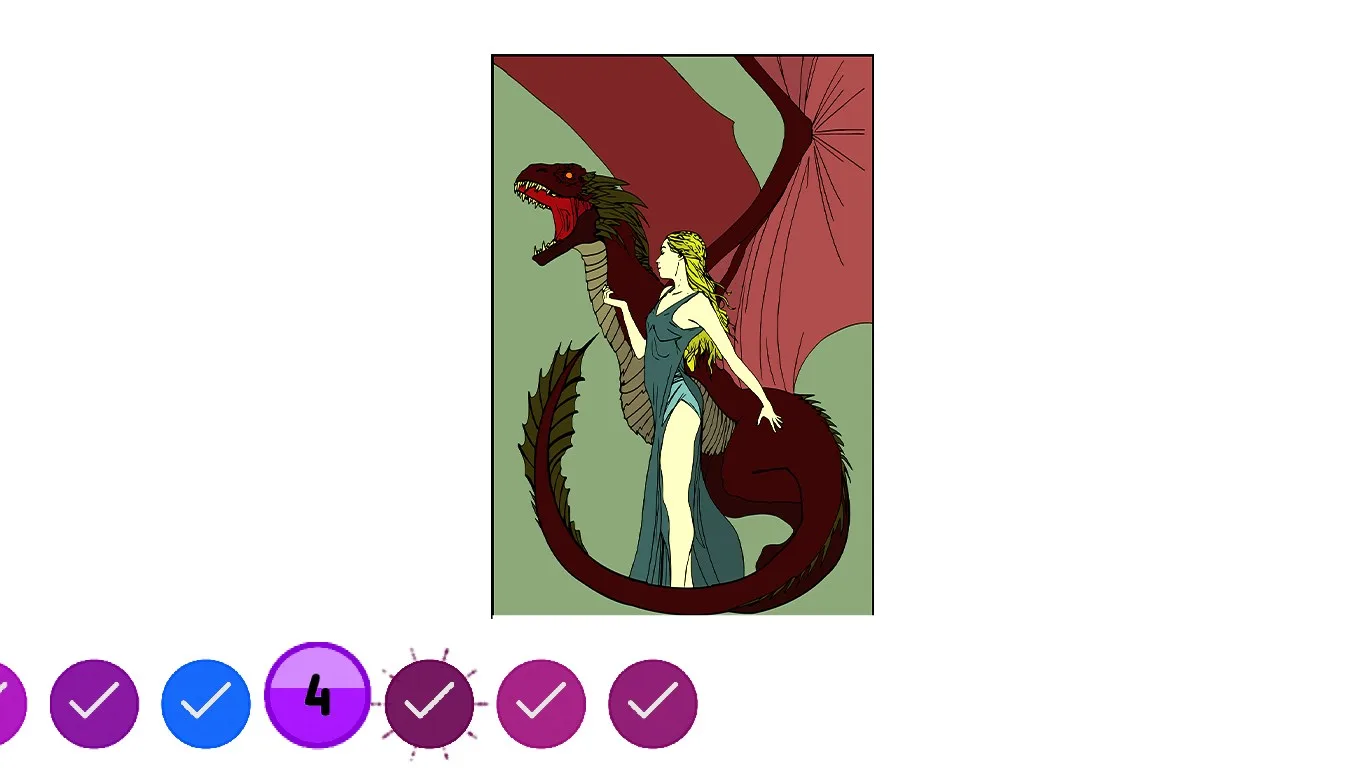 Dragons Paint By Number - Animal Coloring Book screenshot 4