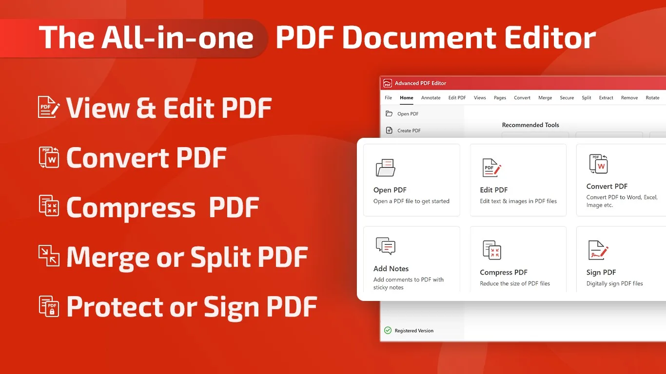 Advanced PDF Editor screenshot 1