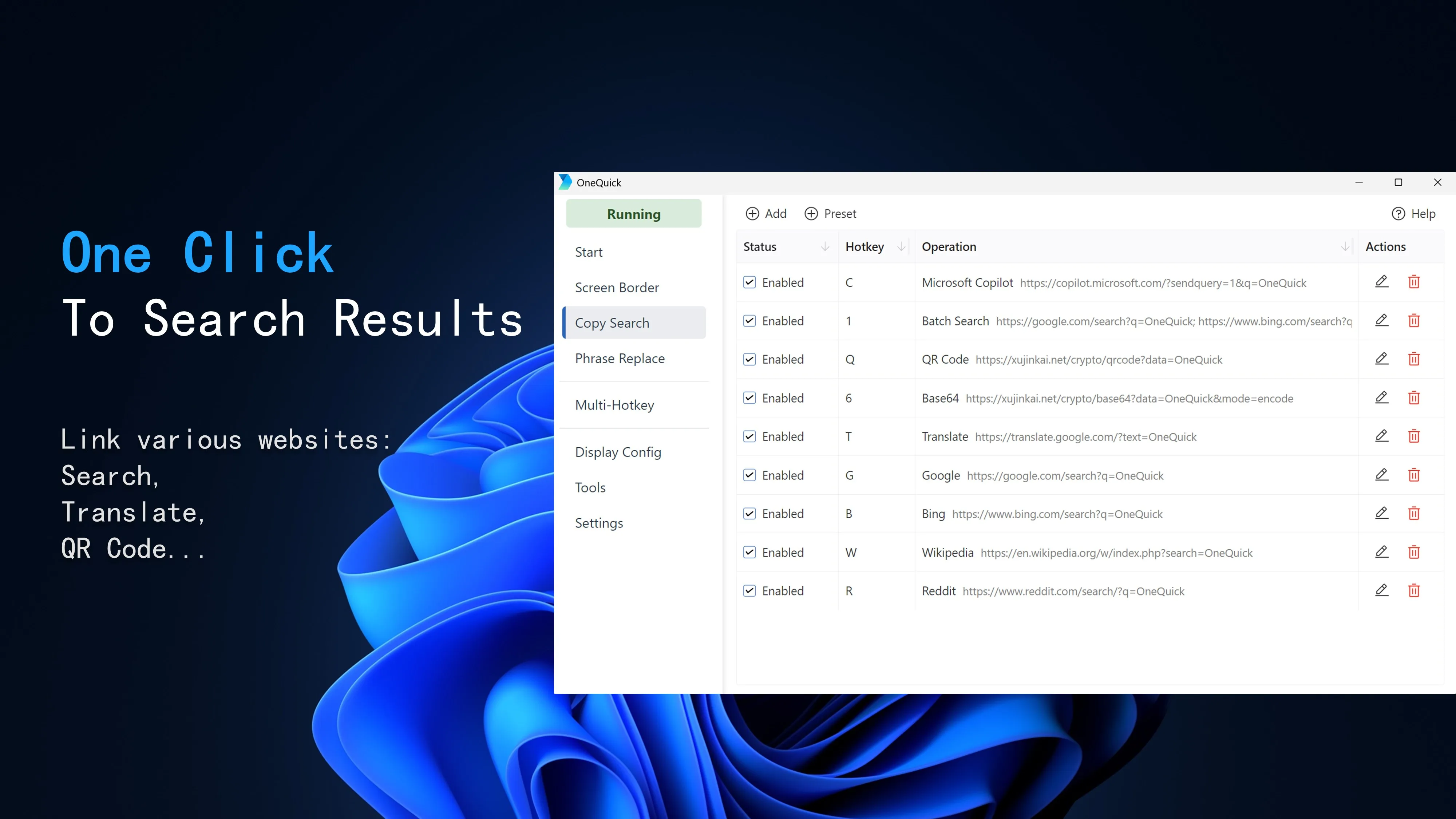 OneQuick - Hotkey Tool screenshot 3