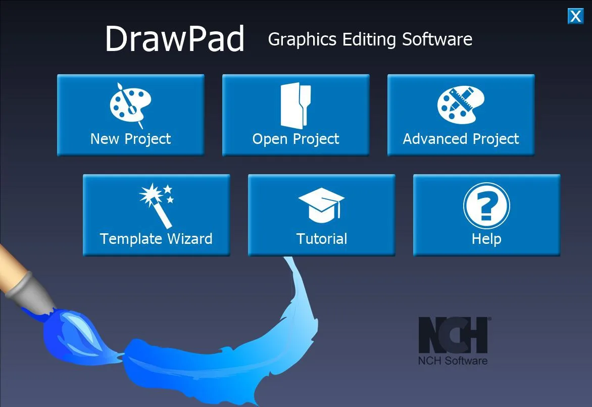 DrawPad Graphic Design Editor Express Edition screenshot 1