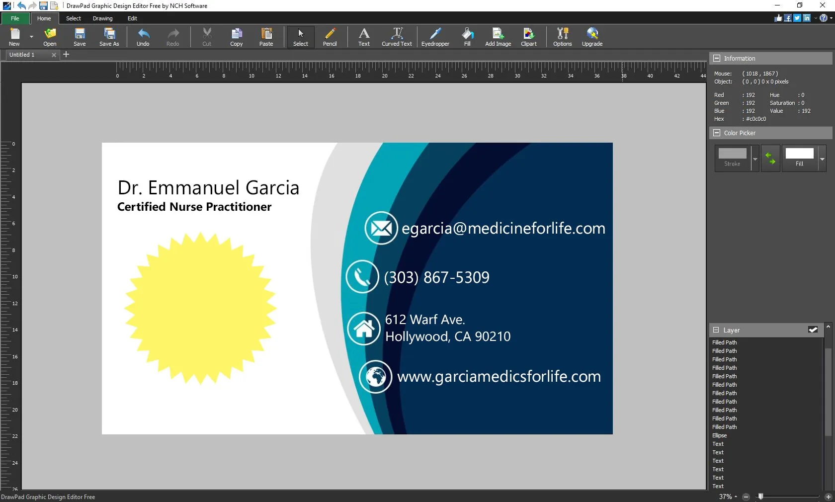 DrawPad Graphic Design Editor Express Edition screenshot 4