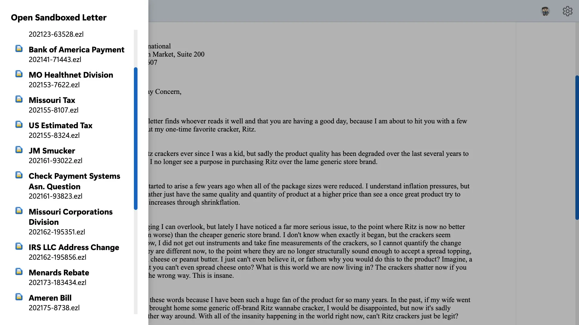EZ Letter Maker screenshot 2