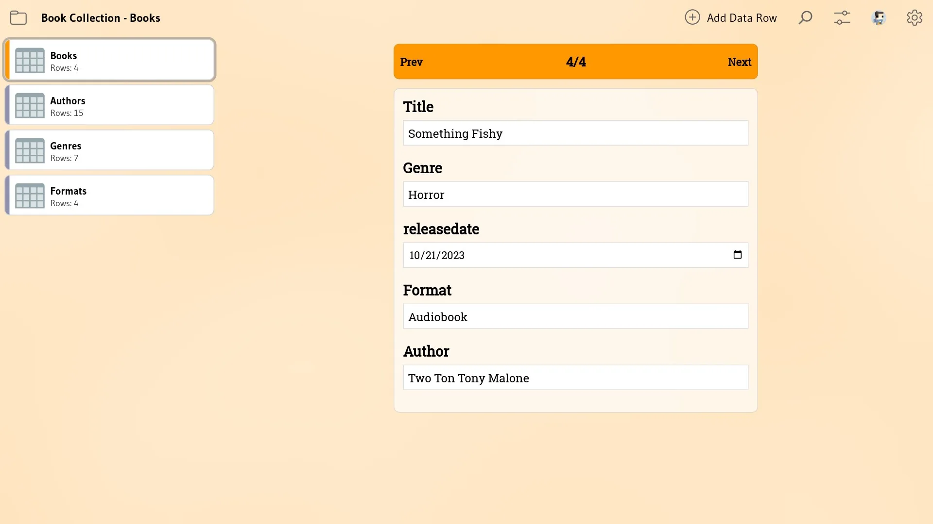 EZ Database screenshot 3