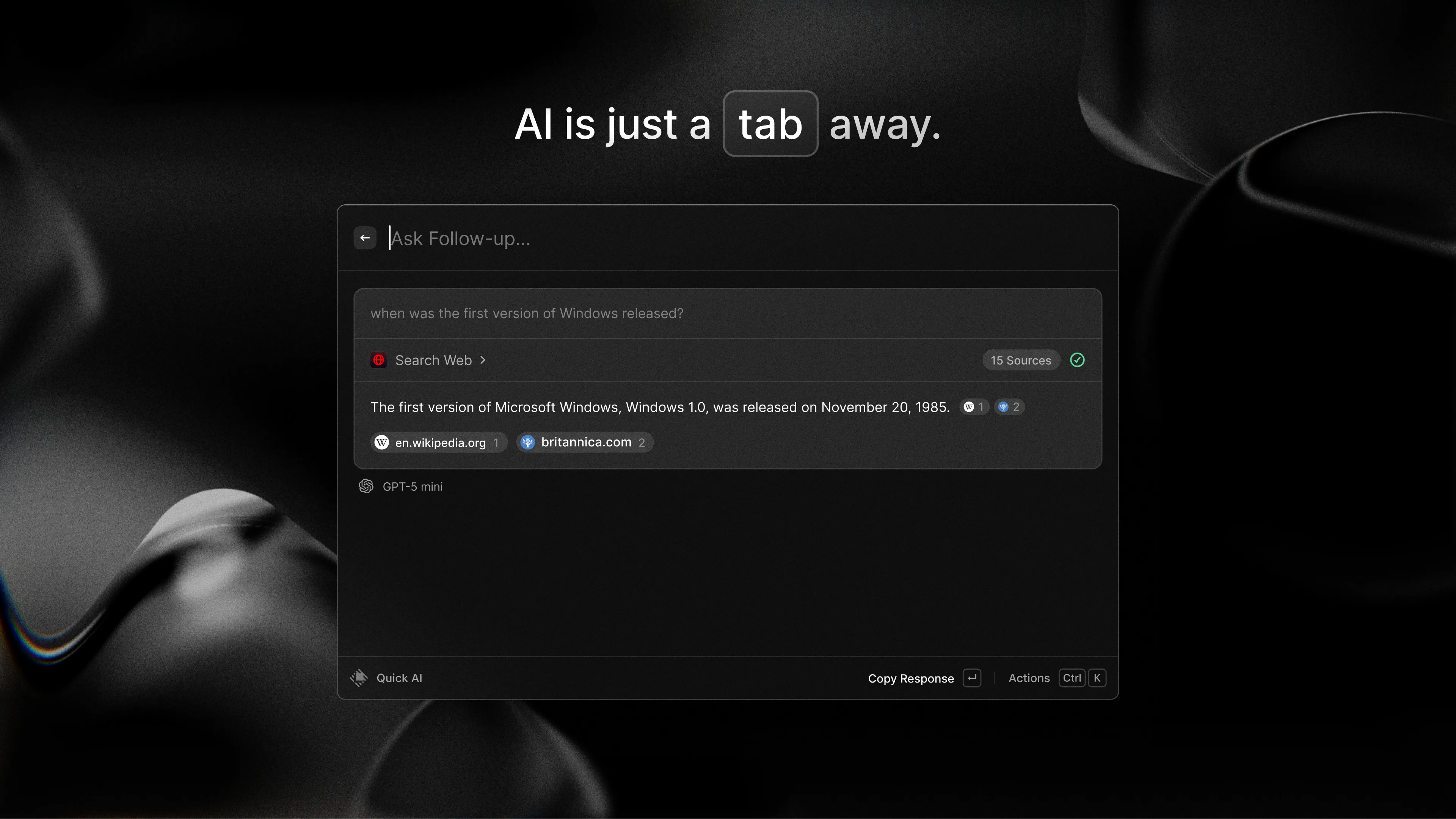 Raycast screenshot 4