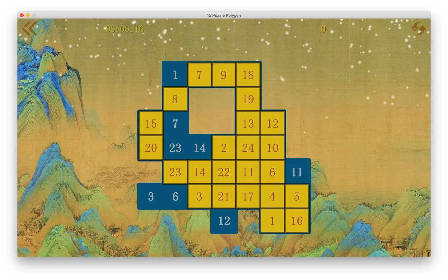 15 Puzzle Polygon screenshot 2