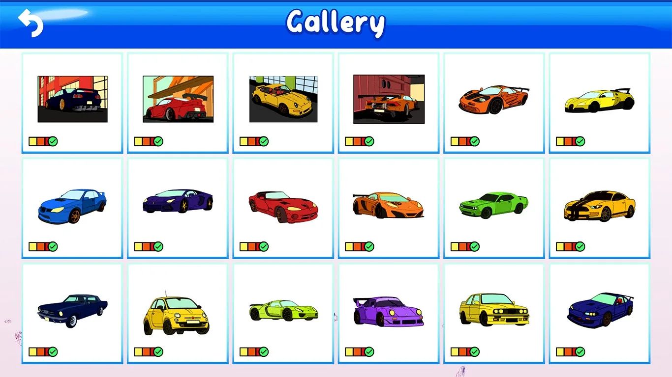 Cars Paint by Number -Vehicle Coloring Book screenshot 2