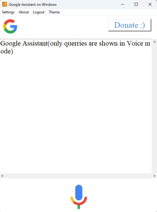 AonW (Assistant on Windows) screenshot 2