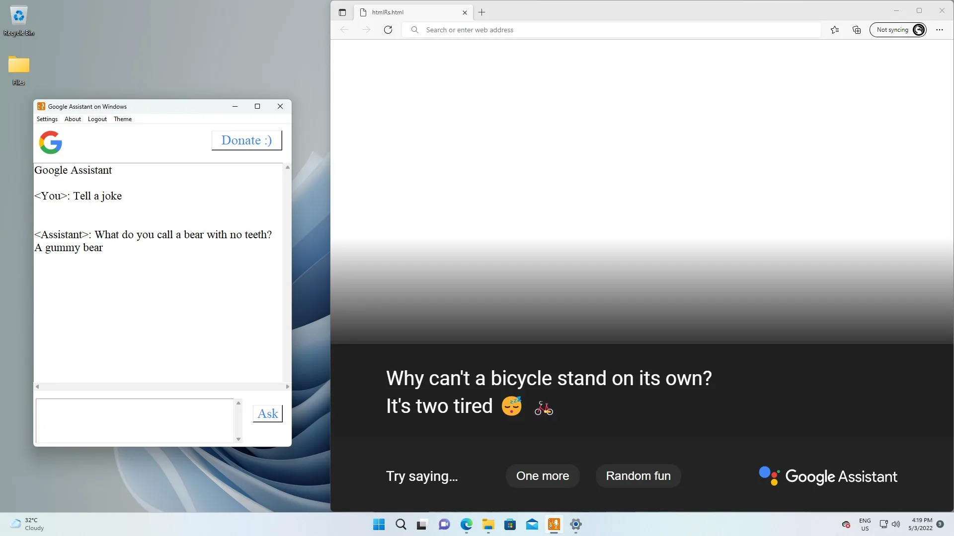 AonW (Assistant on Windows) screenshot 5