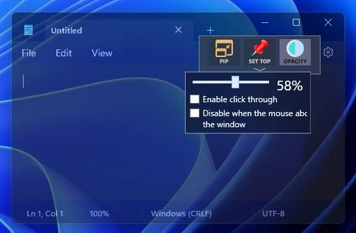 WindowTop screenshot 3