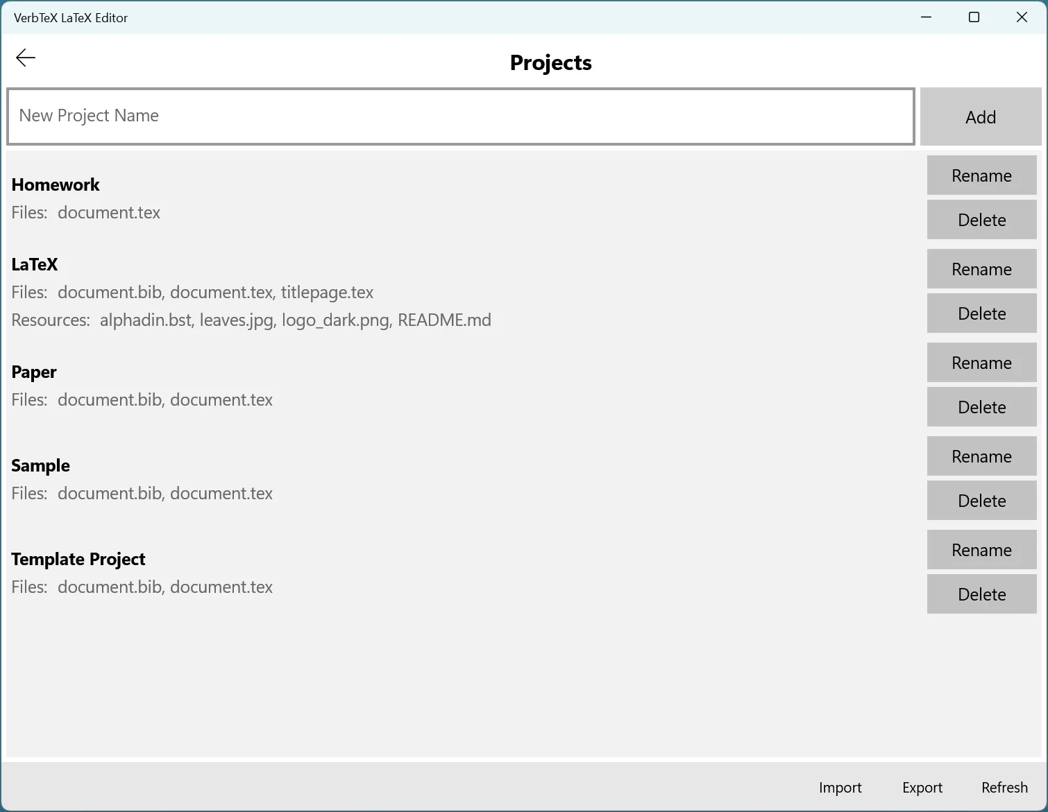 VerbTeX LaTeX Editor screenshot 3