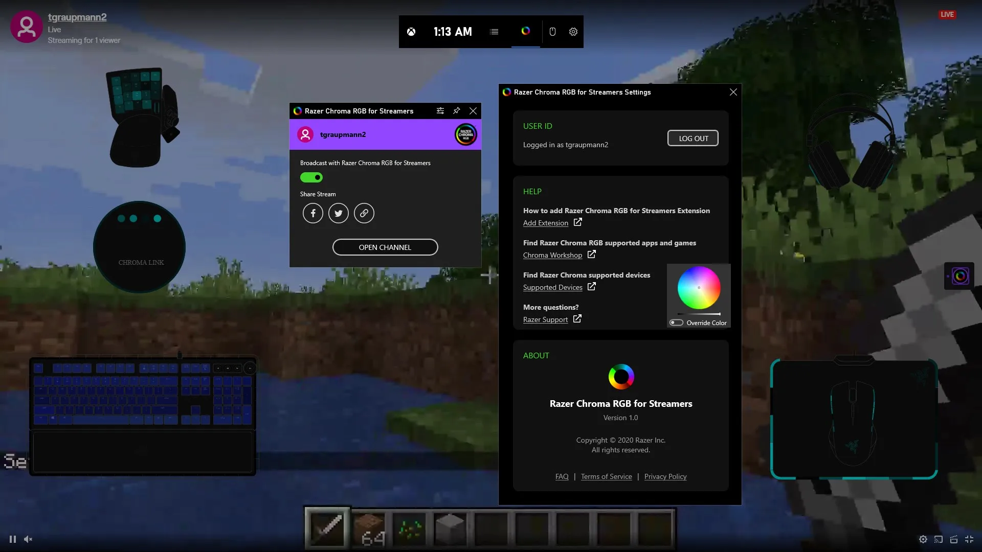 Razer Chroma RGB for Streamers screenshot 1