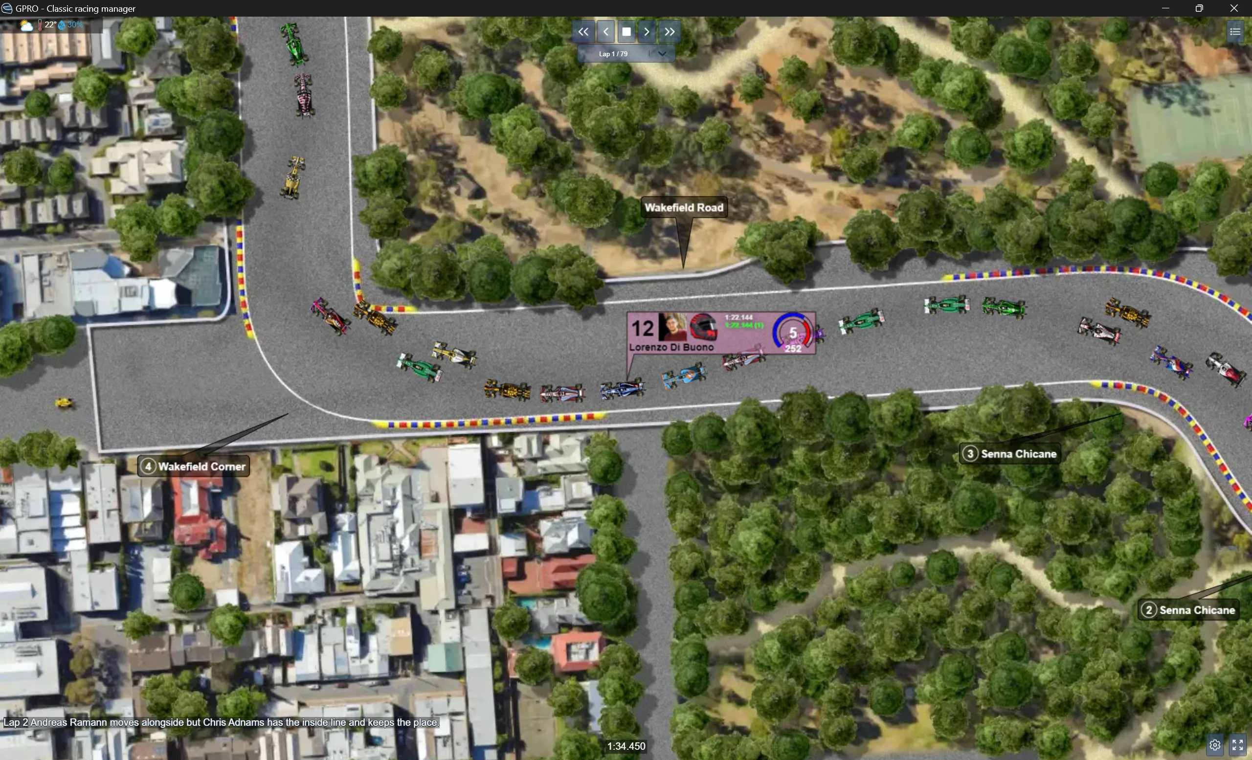 GPRO - Classic racing manager screenshot 1