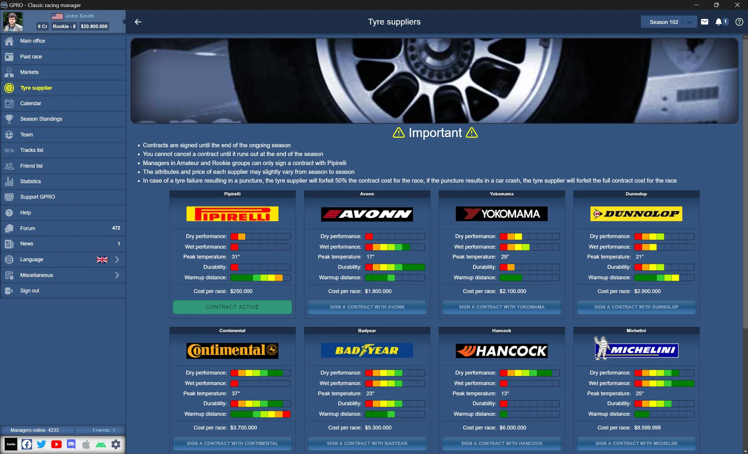 GPRO - Classic racing manager screenshot 5
