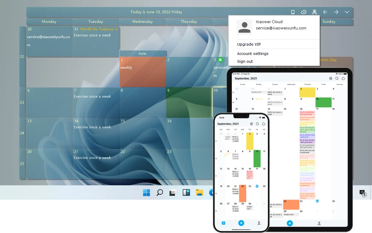 CalendarTask screenshot 2