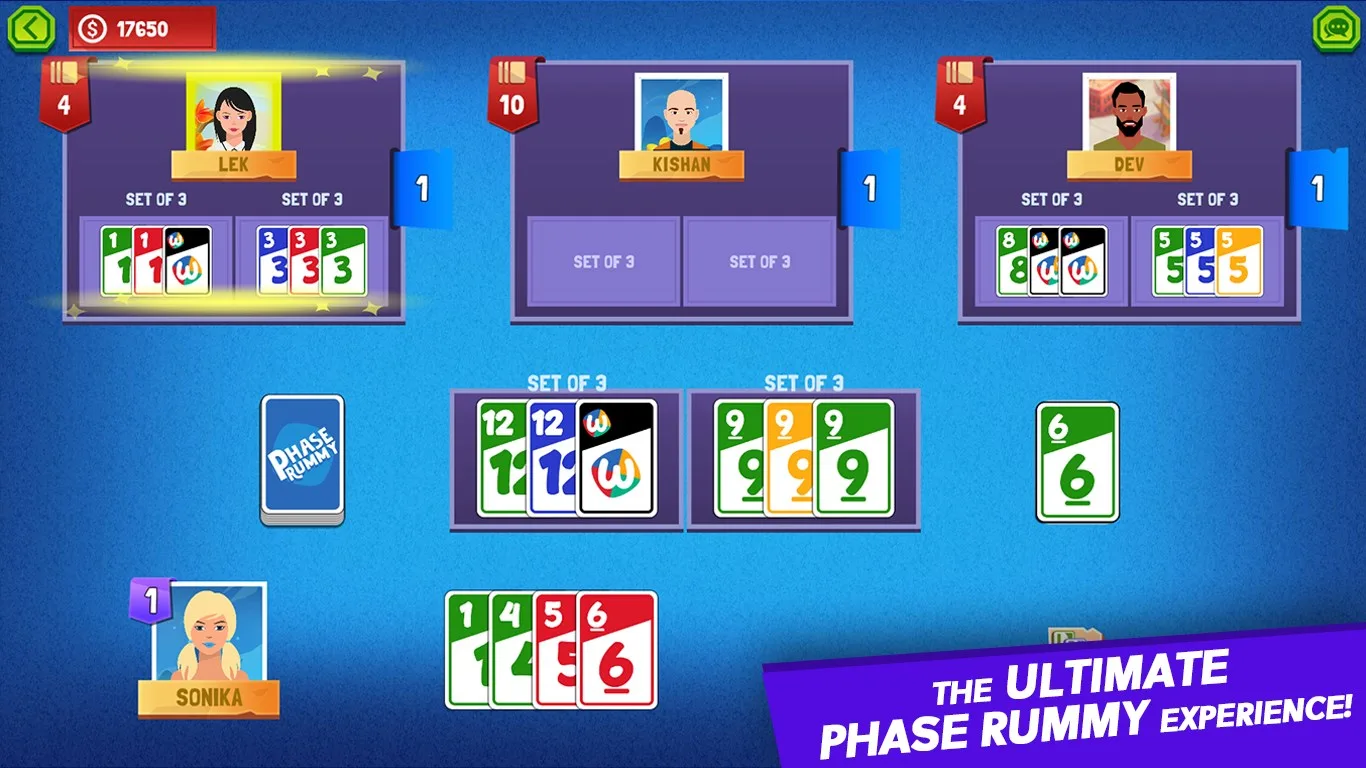 Phase Rummy: Card Game screenshot 2