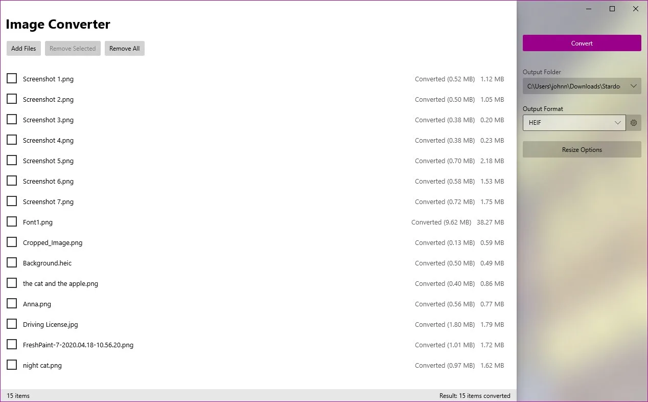 Image Converter screenshot 1