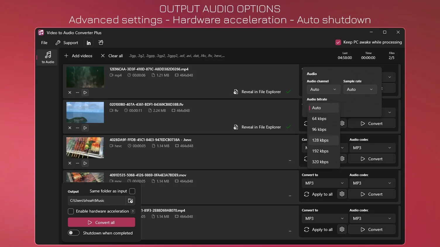 MP4 to MP3 - Video to Audio Converter screenshot 3