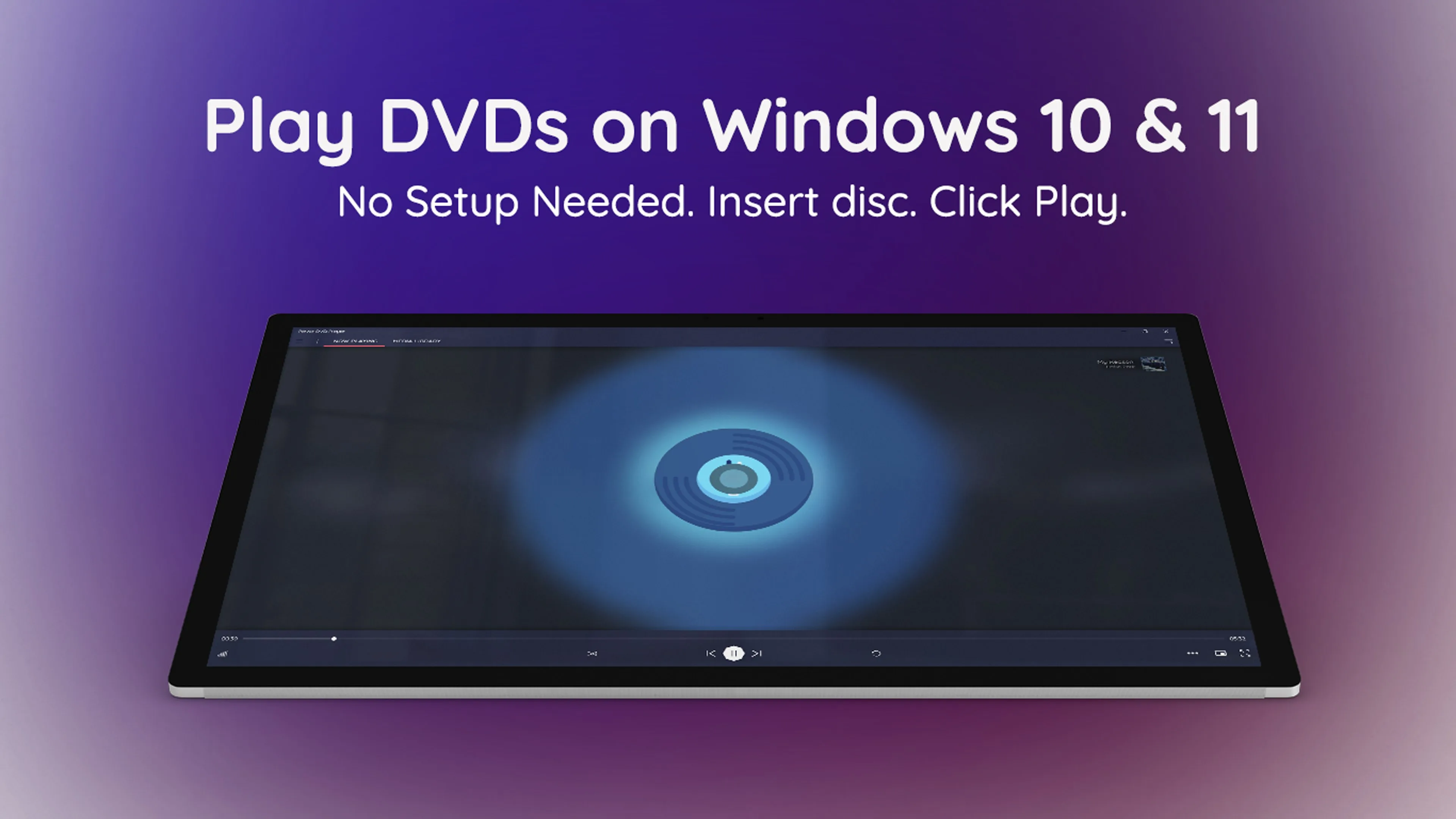 MediaPlay DVD Player – Play DVDs & More screenshot 1