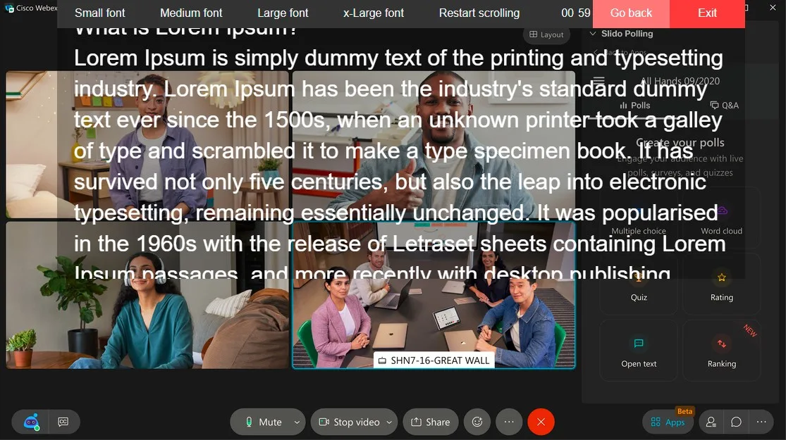 Virtual teleprompter PRO screenshot 3