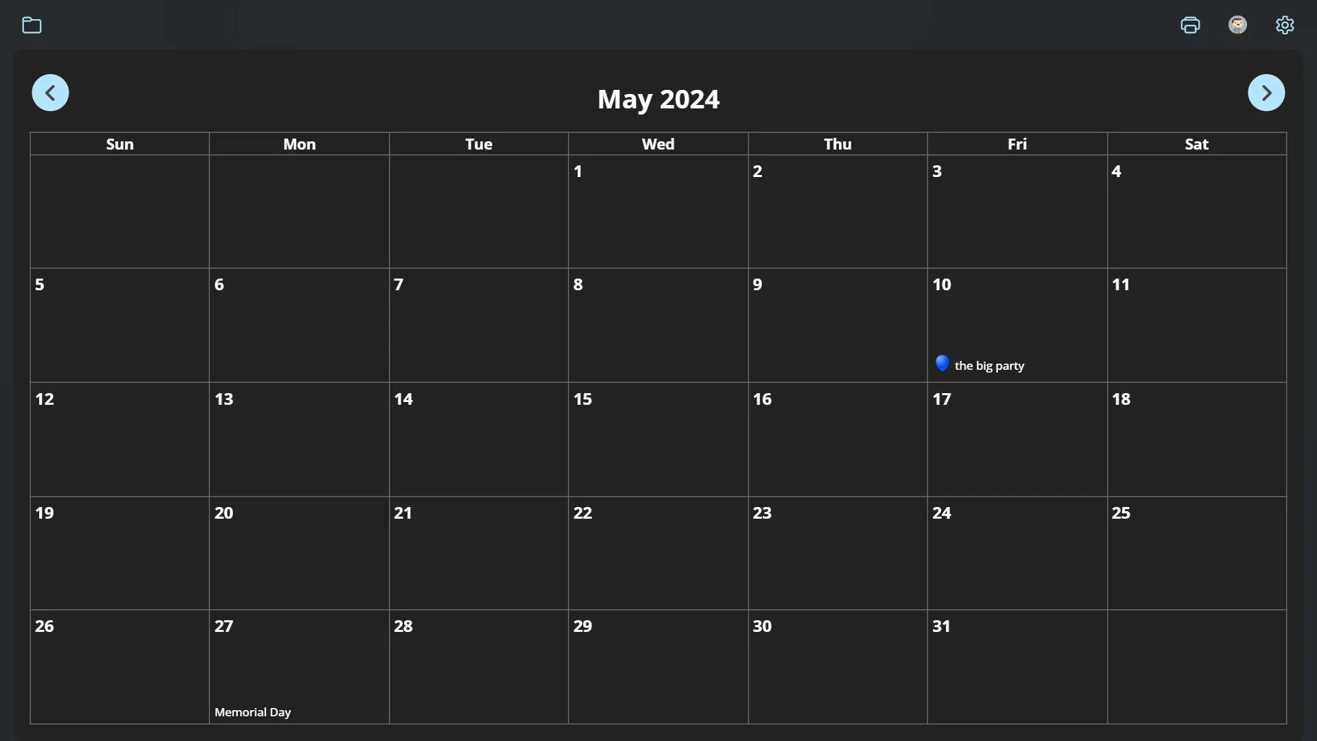 EZ Calendar Maker screenshot 3