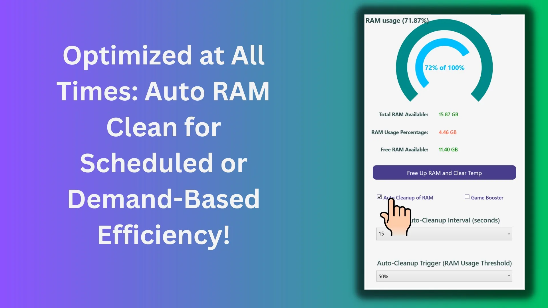 Ram Cleaner: Game Booster, PC Optimizer screenshot 4