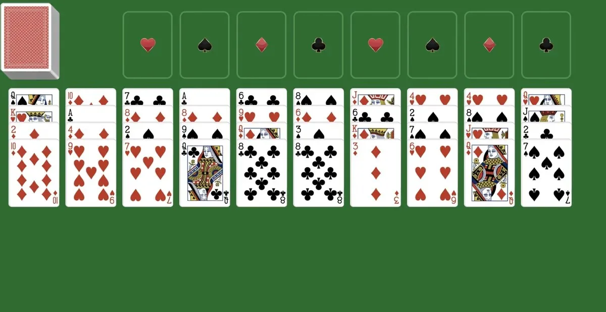 Forty Thieves Solitaire Solitairen screenshot 1