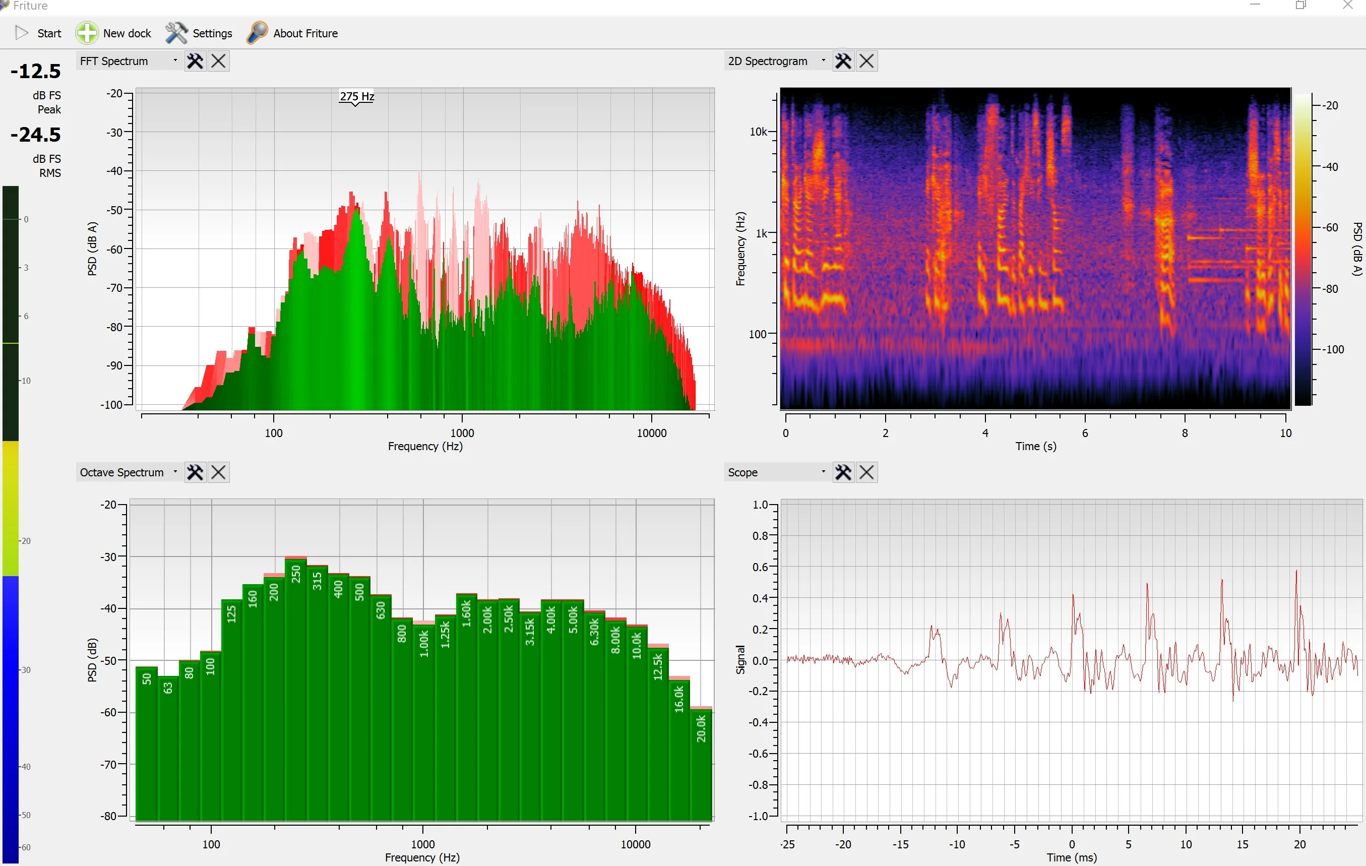 Friture screenshot 1