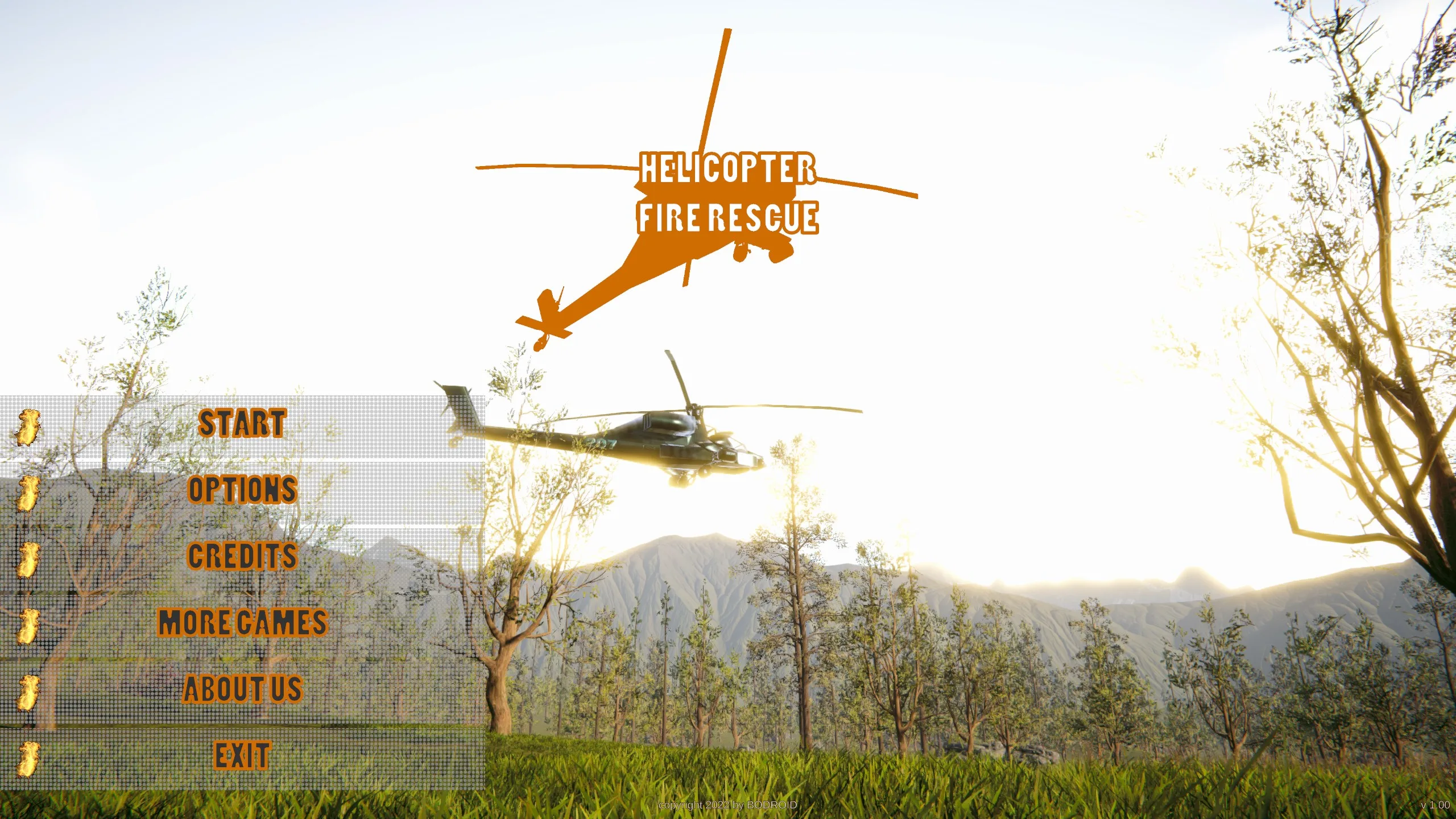Helicopter Fire Rescue screenshot 1
