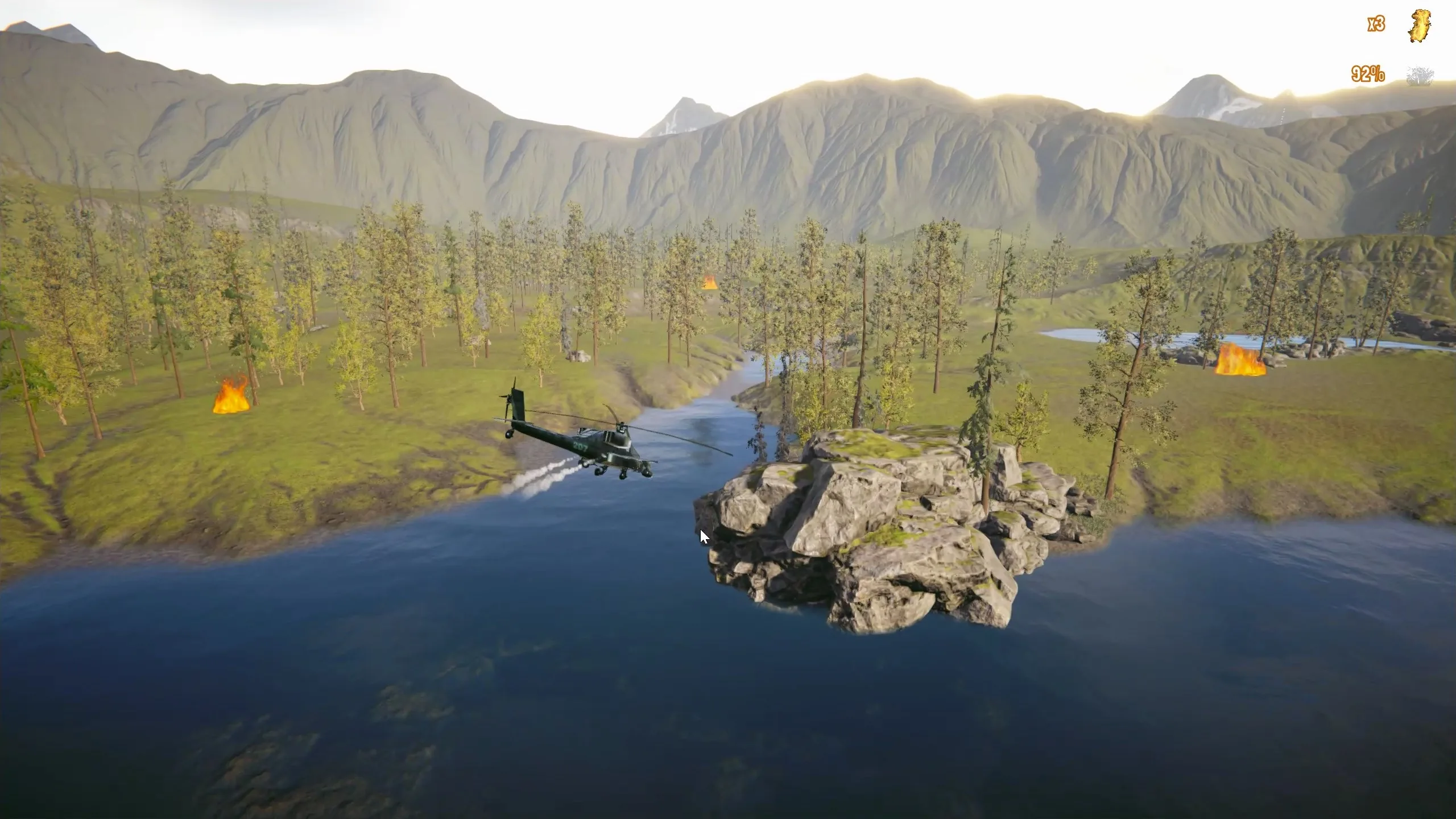 Helicopter Fire Rescue screenshot 3