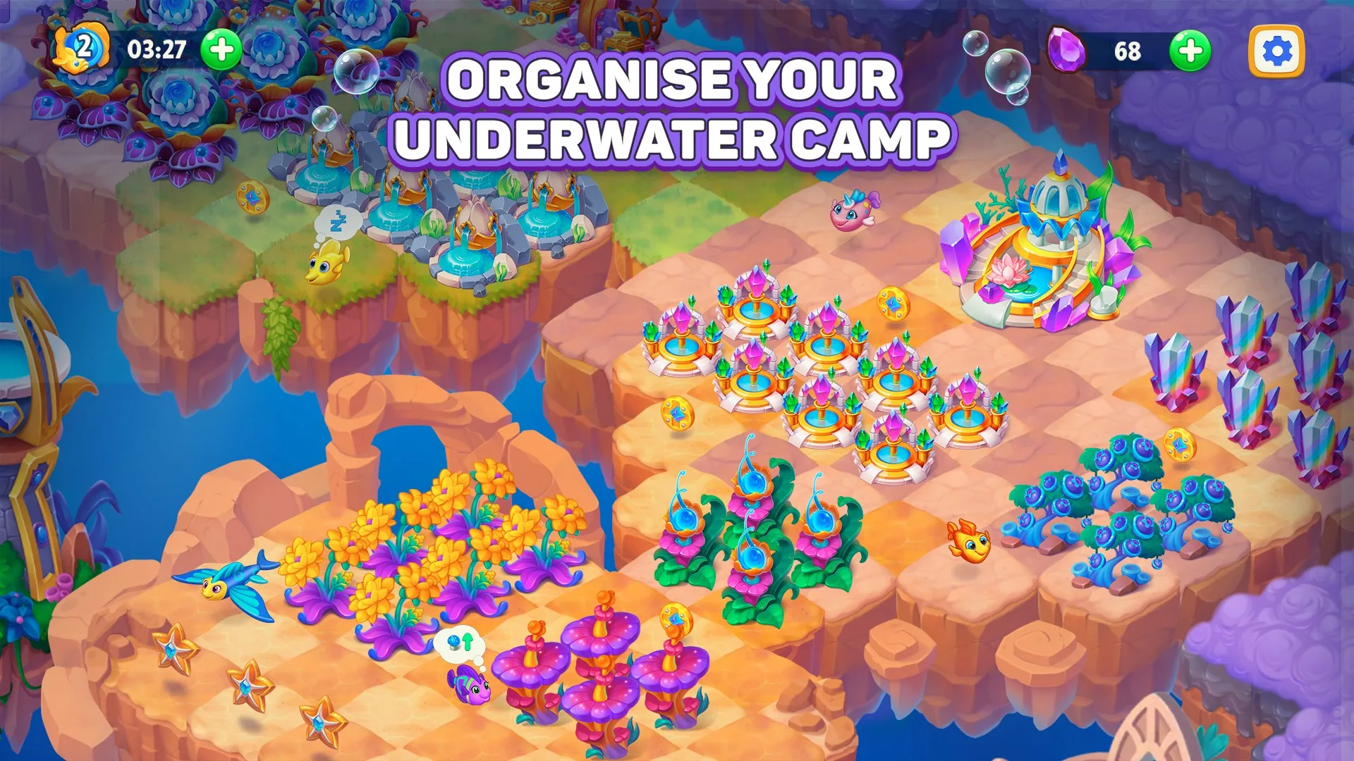 Sea Merge Fish Games in Ocean screenshot 1
