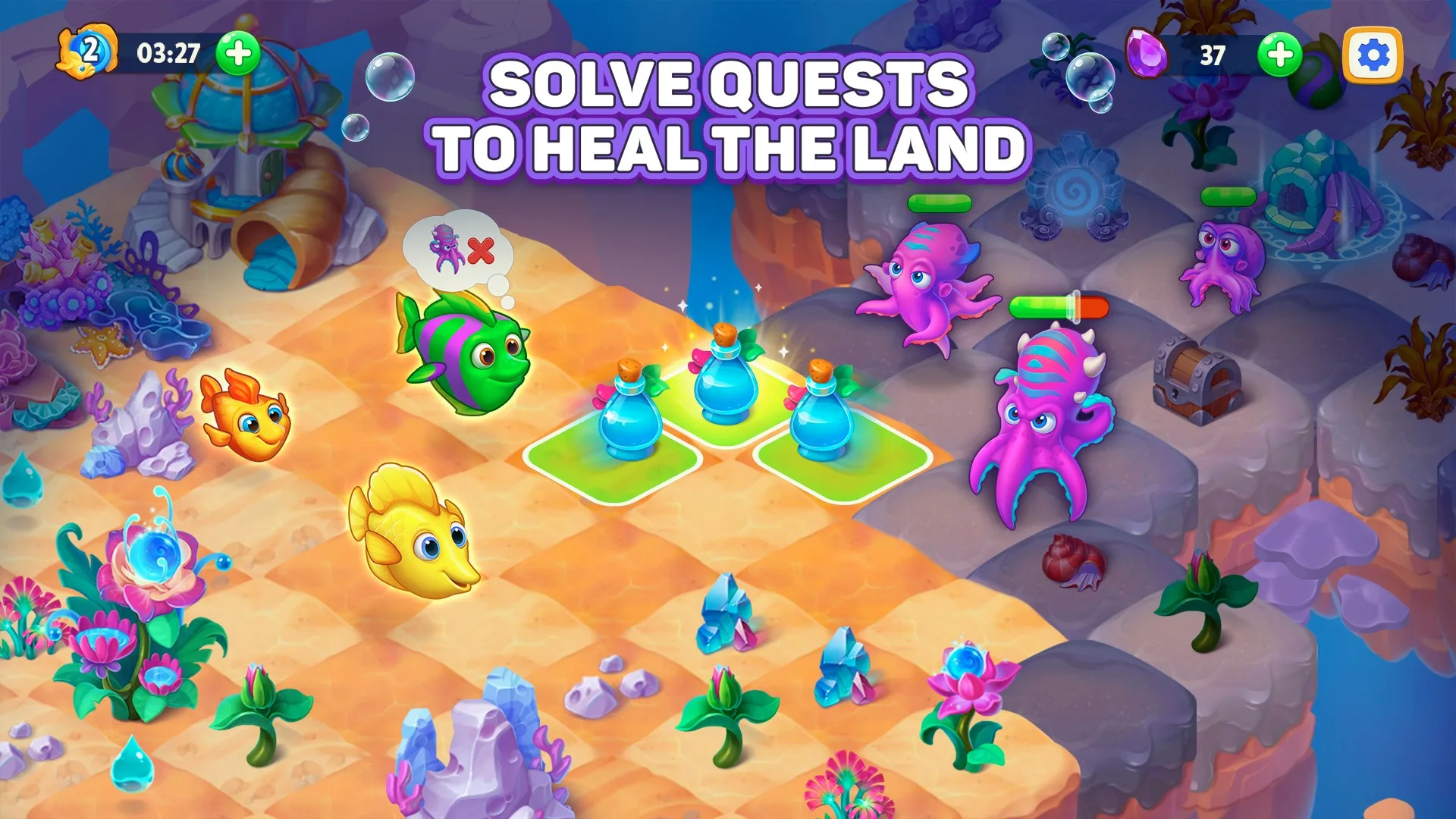 Sea Merge Fish Games in Ocean screenshot 4