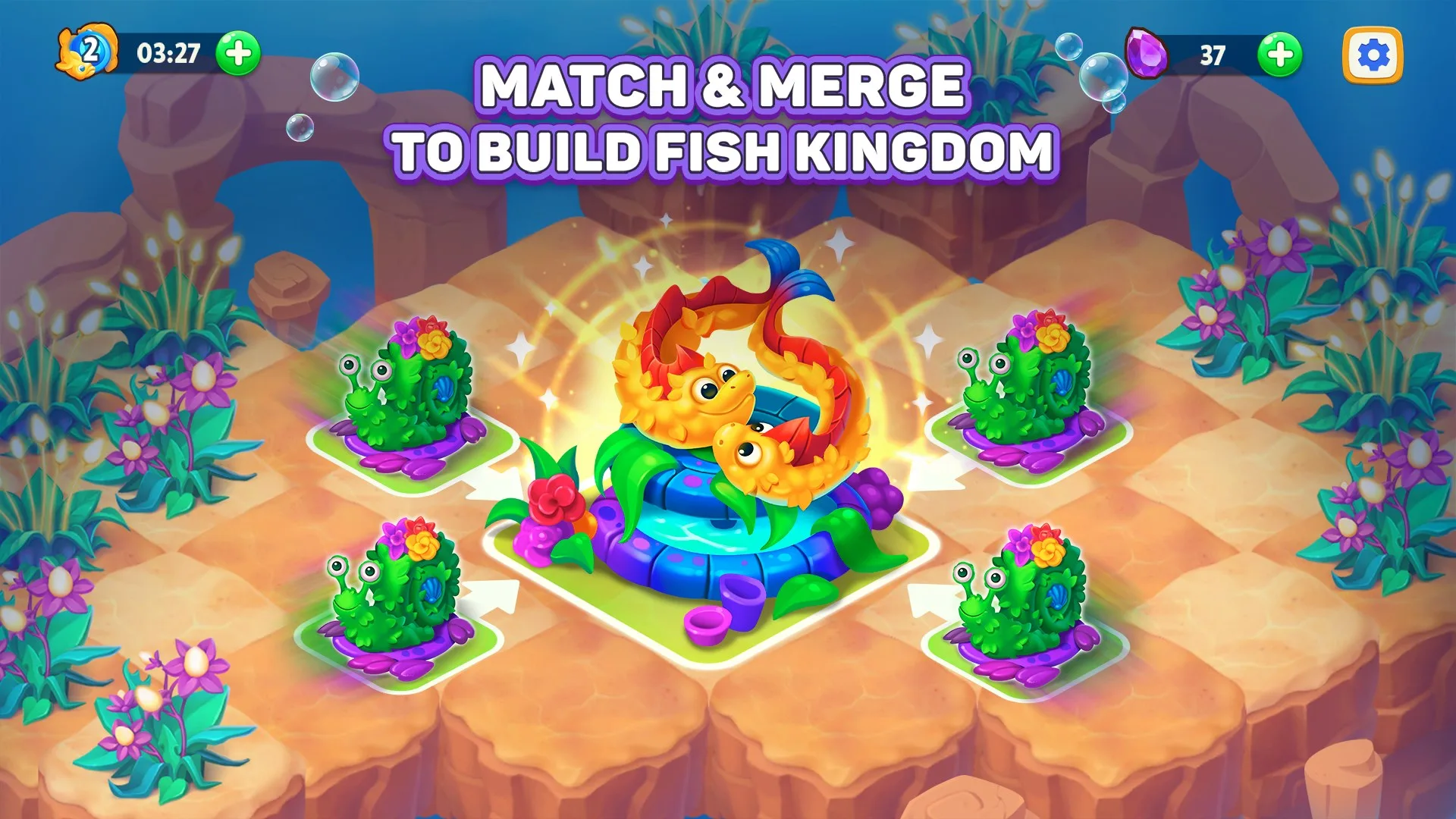 Sea Merge Fish Games in Ocean screenshot 5