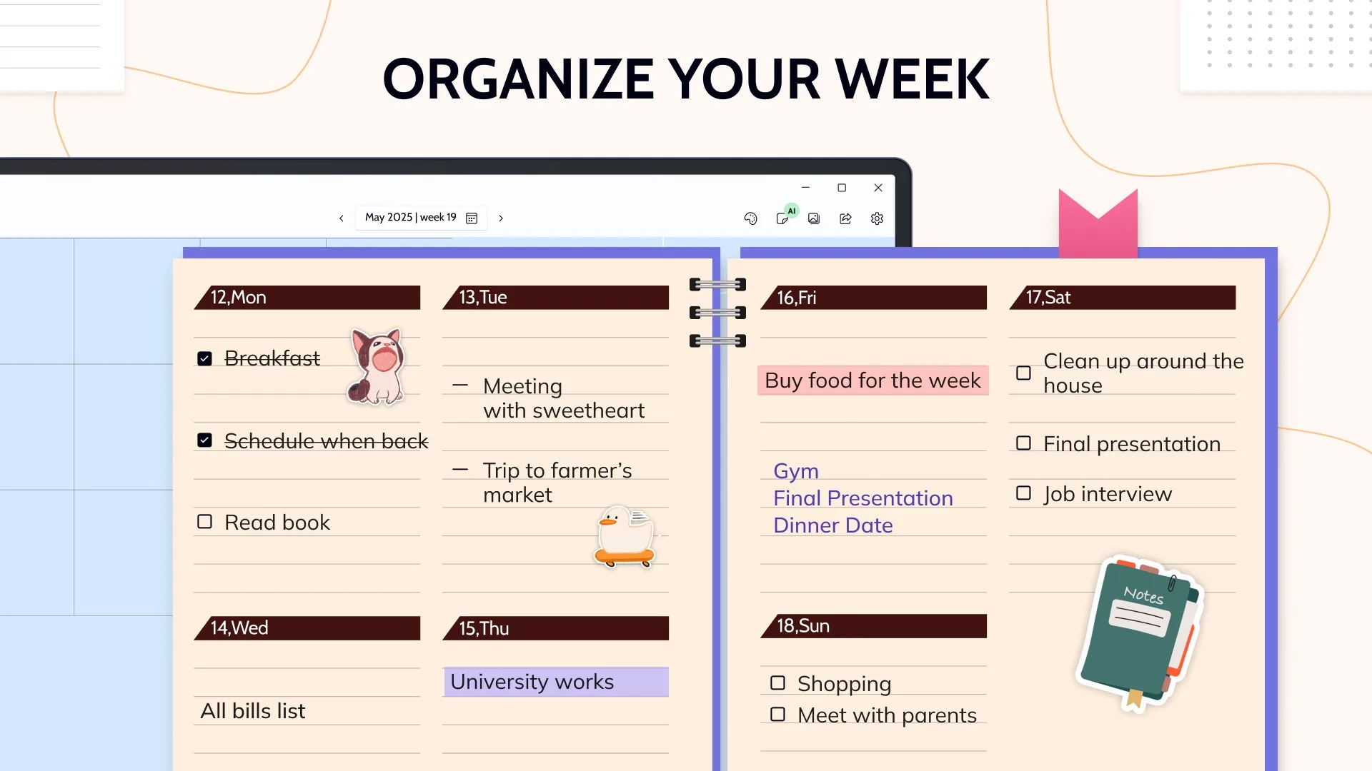 Weekly Timetable: Task & Routine Planner screenshot 1
