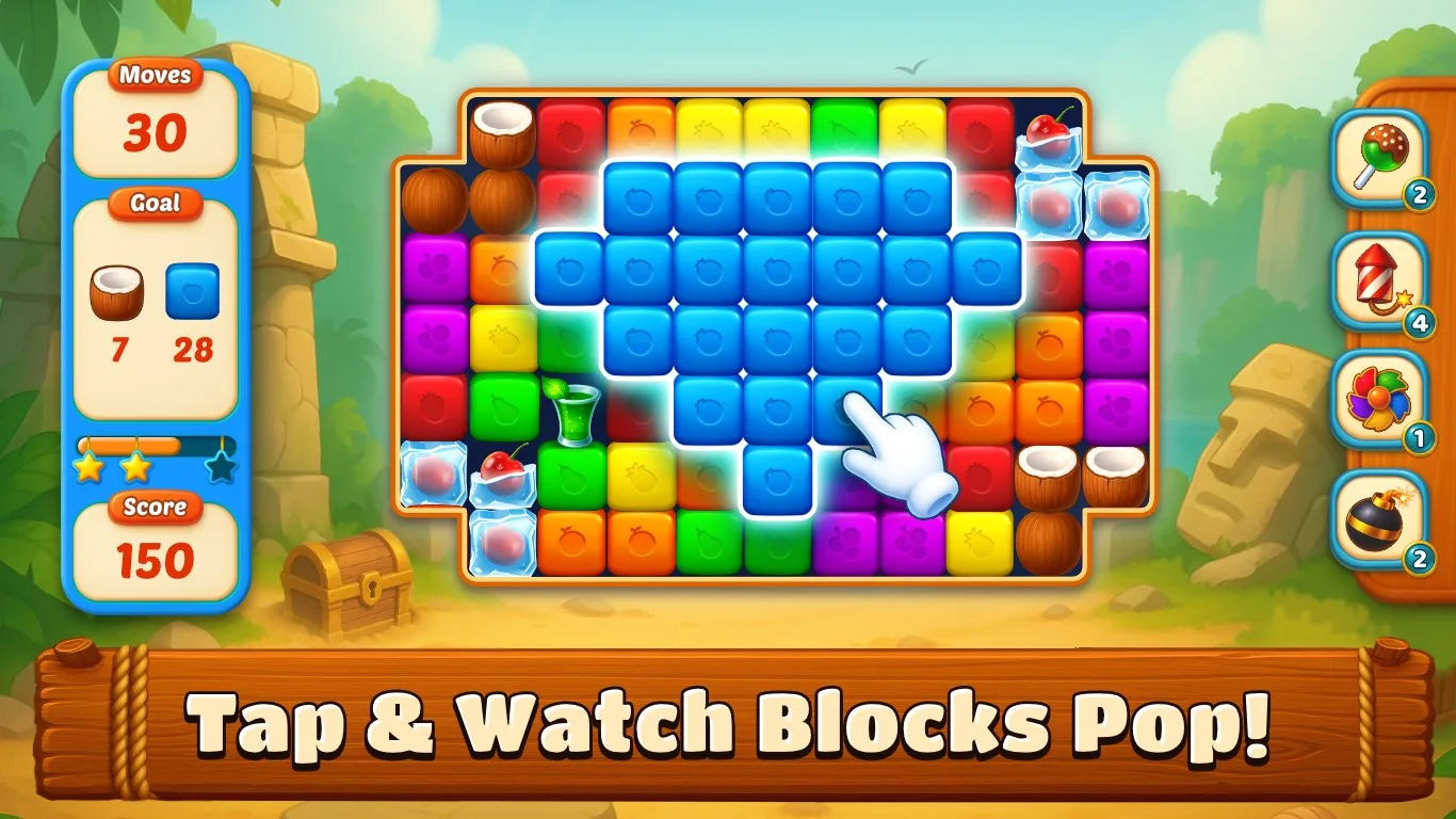 Fruit Cube Blast screenshot 2