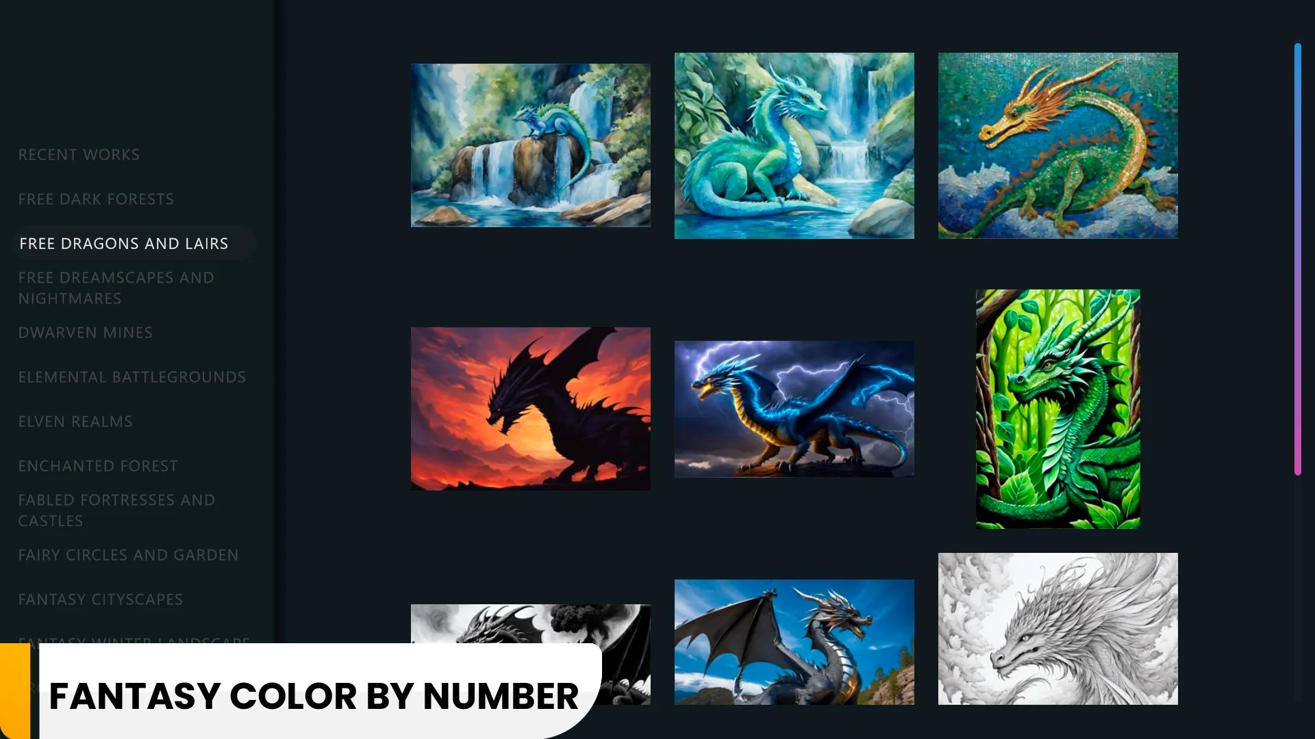 Art Pixels Fantasy Color by Number screenshot 1