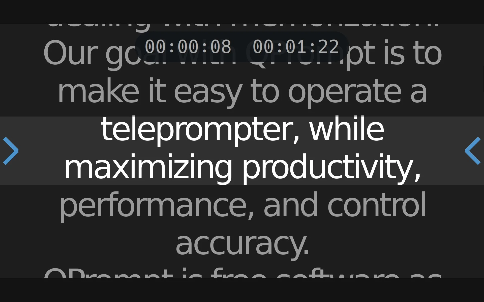 Teleprompter App+ screenshot 1