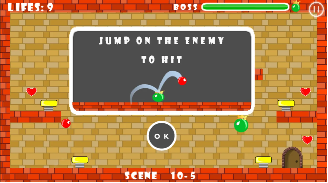 Red Ball vs Green King screenshot 1