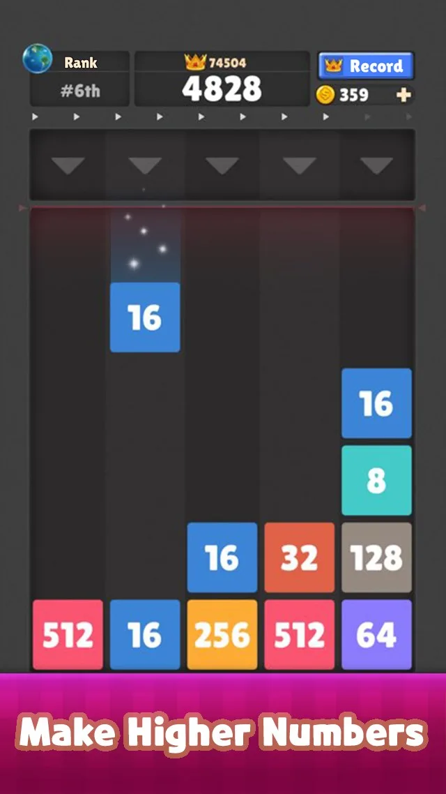 Drop The Number™ : Merge Game screenshot 1