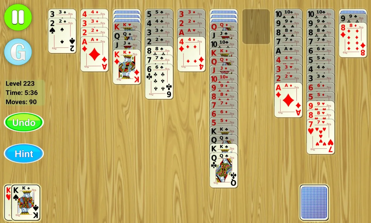 Spider Solitaire Epic screenshot 1