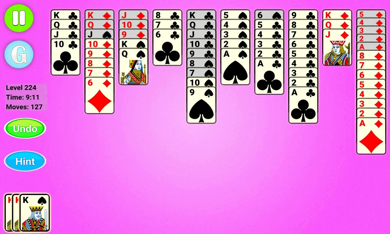 Spider Solitaire Epic screenshot 2
