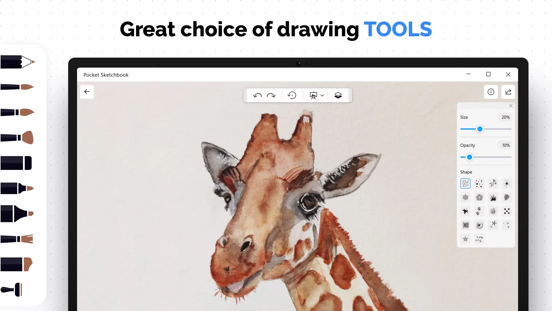 Pocket Sketchbook: Draw illustrator & Sketch Maker screenshot 4
