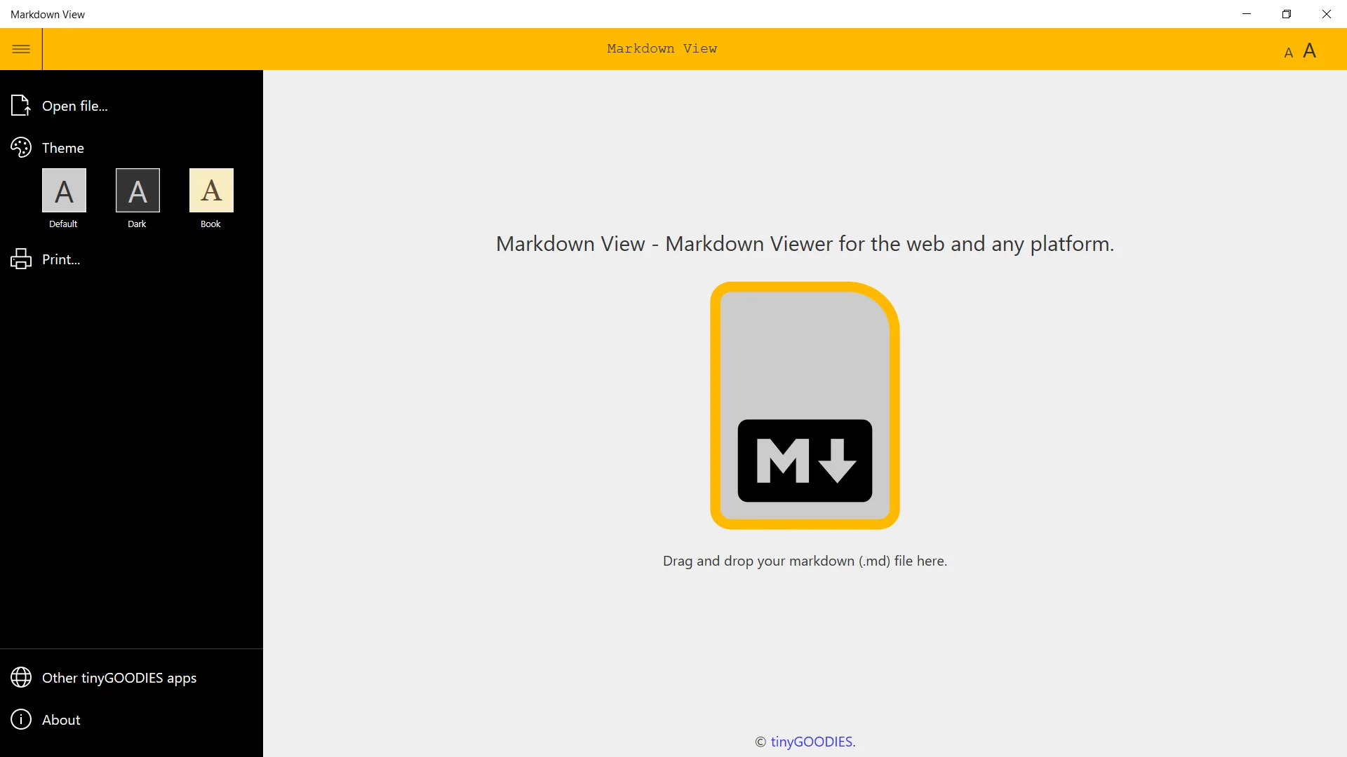 Markdown View screenshot 1