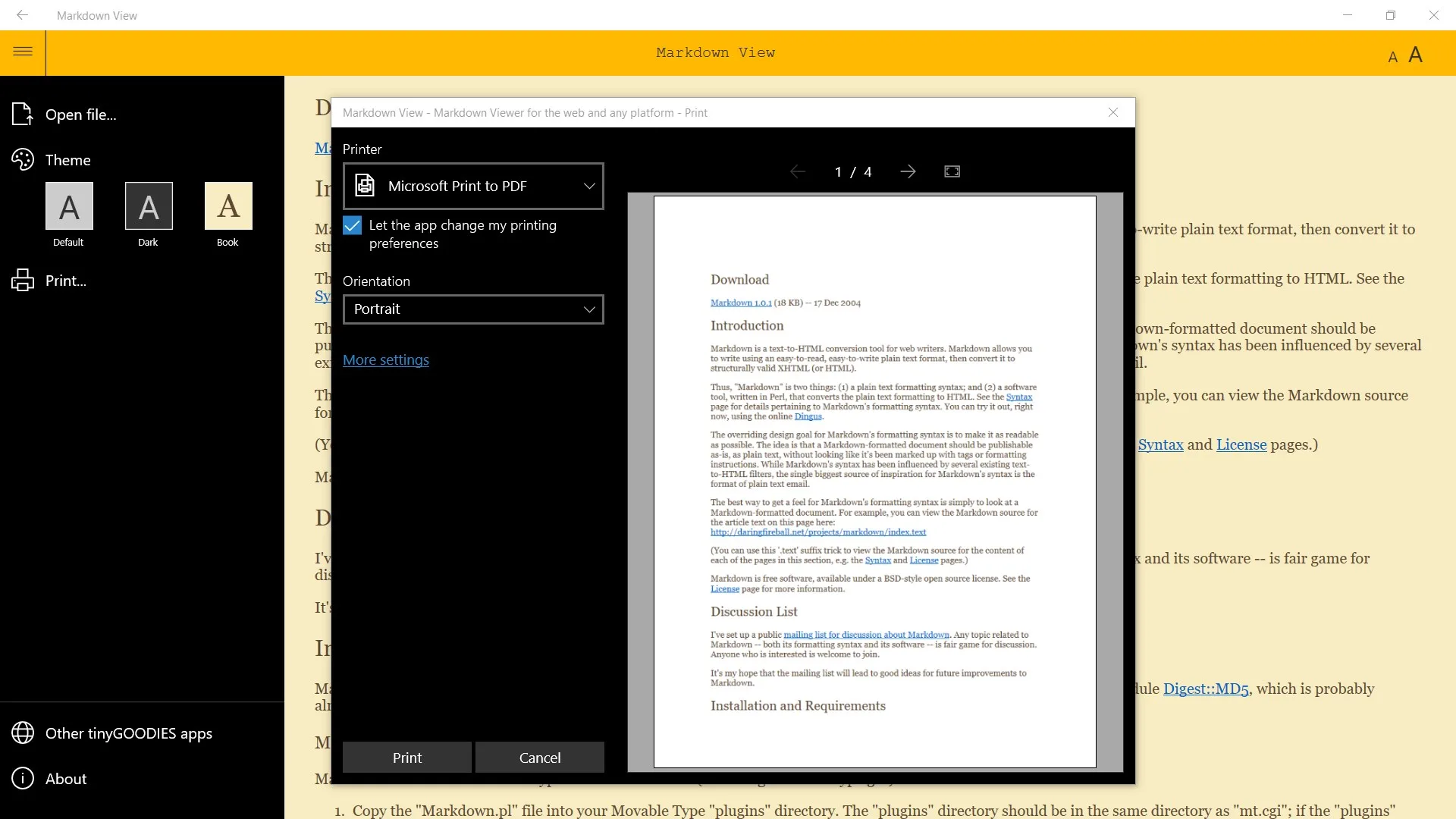 Markdown View screenshot 5